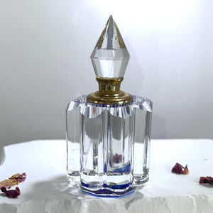 Crystal Perfume Bottle - Blue Bottom