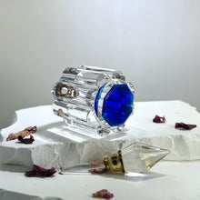 Load image into Gallery viewer, Crystal Perfume Bottle - Blue Bottom