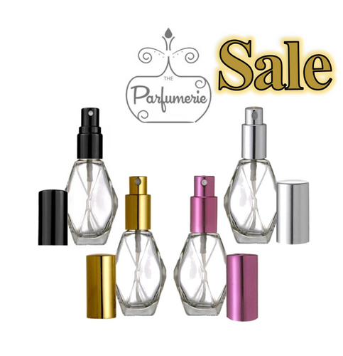 Diamond 2 oz. - Glass Perfume Spray Atomizer Bottles