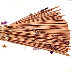 Light Brown Unscented Incense Sticks made from bamboo sticks and pulp. Create your own DIY incense for your personal use.