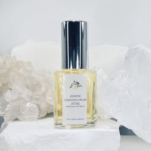 The Parfumerie offers Jasmine Grandiflorum Attar. Sweet, floral, fruity, mossy and a touch of woods.