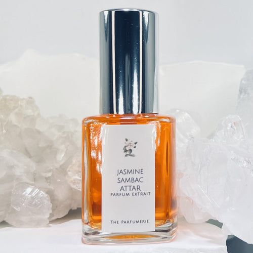 Jasmine Sambac Attar 30 ml Parfum Extrait is a luxury perfume from The Parfumerie. Cruelty-Free and Vegan.