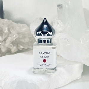 The Parfumerie offers Kewra Attar in a luxury perfume bottle.