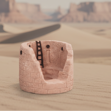 Load image into Gallery viewer, Artisan Kiva incense burner for your Southwestern home decor. This rustic incense holder comes with natural piñon pine incense.