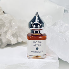 Cargar imagen en el visor de la galería, 8 ml Gift Bottle of Motia Attar - Night-blooming Jasmine in pure oil form. Alcohol Free