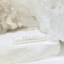 Load image into Gallery viewer, 1 ml Sample Vial size of Motia Attar Essential Oil is the perfect size to try and test for compatibility with your skin.