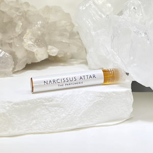 1 ml Sample of Narcissus Attar. A small size to test your skin's compatibility with this perfume oil.