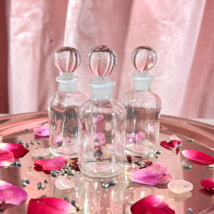 The Parfumerie's Apothecary Bottles are an empty perfume bottle that is also a refillable perfume bottle.