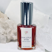 Load image into Gallery viewer, Pink Lotus Attar Esssential Oil fragrance is all-natural, cruelty-free, vegan, paraben-free and phthalate-free.