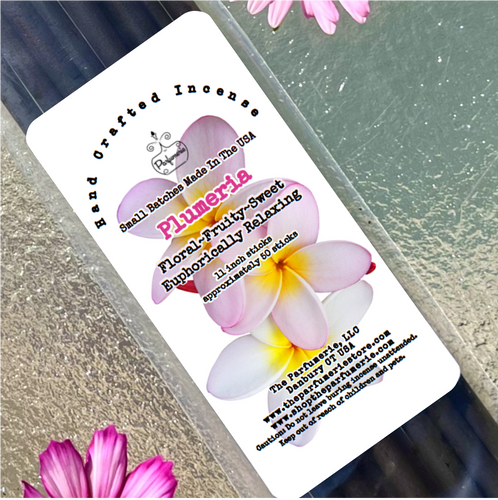 Plumeria Natural Joss Incense Sticks