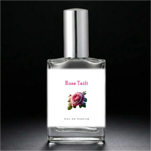 Load image into Gallery viewer, Rose Taifi 1 oz and 2 oz perfume bottle. Phthalate free and paraben free.