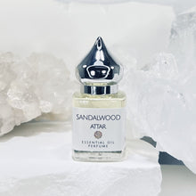 Cargar imagen en el visor de la galería, 8 ml gift bottle size is the perfect size for traveling and makes a beautiful gift for the Sandalwood lover. 