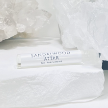 Cargar imagen en el visor de la galería, 1 ml Sandalwood Attar Sample to test compatibility with scent and your skin. A travel perfume.