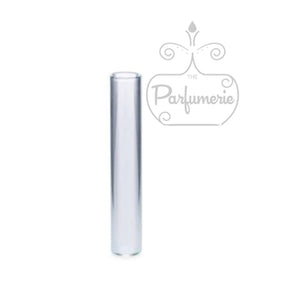 This bulk glass vial shows the vial without a plug in the top. A smooth rounded neck. Great for holding glitter or pins or any type of crafts!