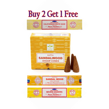 Load image into Gallery viewer, Satya Incense - 7 Chakra, California White Sage and Sandalwood
