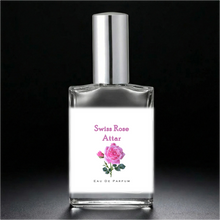 Load image into Gallery viewer, Swiss Rose Attar Eau de Parfum Spray Perfume for Travel. A luxurious Rose aroma.