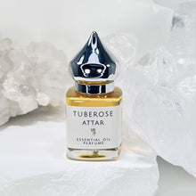 Load image into Gallery viewer, The Parfumerie offers this Parfumerie Scent of Tuberose Attar. A luxury perfume bottle that is travel size.