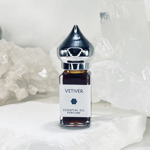 5 ml Gift Bottle of Vetiver Essential Oil Perfume  makes the perfect gift for him or gift for her for any occasion gift.