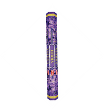 Load image into Gallery viewer, Violet HEM 16 inch Incense sticks are made using Charcoal and Bamboo. Uplifting and Soothing.