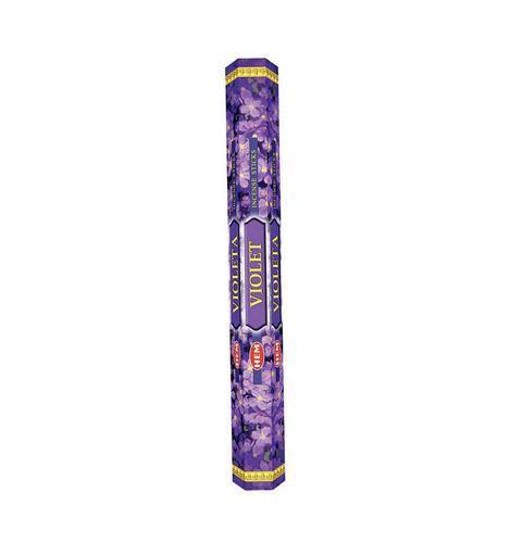 Violet HEM 16 inch Incense sticks are made using Charcoal and Bamboo. Uplifting and Soothing.
