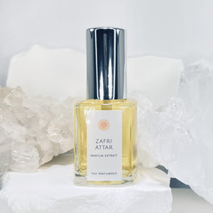 30 ml Parfum Extrait Concentrate made with certified Organic Cane Alcohol in spray atomizer perfume bottle.