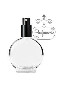 Perfume Bottle. Atomizer Bottle with Black Sprayer Top with matching over cap. Spray bottle for Perfume Oils, Essential Oils, Fragrance Oils and Room Sprays.