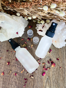 The Parfumerie offers Frosted Perfume Spray Bottles in 1 oz. and 2 oz.. They are the perfect Perfume Bottle for your home, bath or to travel with you wherever you go!