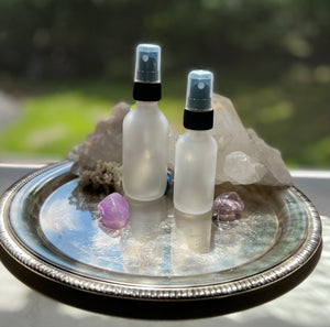 You can't go wrong with our Frosted Spray Bottles. They are the perfect size for travel or for your Spa Spray Selection!