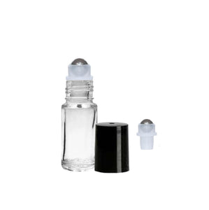 Clear Glass Roll On Bottles - 5 ML
