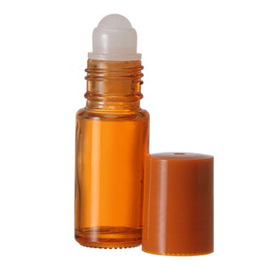 Botellas Roll On de Vidrio Naranja - 5 ML