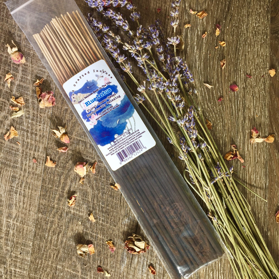 Blue Lotus Natural Joss Incense Sticks