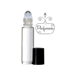 Clear Roller Bottle with Steel Insert and Black Cap
