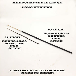NATURAL JOSS STICK INCENSE 11 INCH AND 19 INCH.