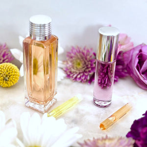 Pleasures Garden Lilac Floral Perfume at The Parfumerie Store. Check out our different size perfume bottle options!