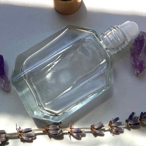 Clear Glass Roll on Bottle makes the perfect Perfume Bottle Glass Roller for all of your Essential Oil Blends and Perfume Oil Blends.