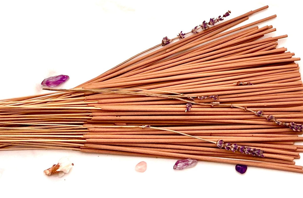 The Parfumerie offers 11- inch unscented incense sticks ready to use and dip in oil. 