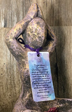 Load image into Gallery viewer, Triple Moon Goddess Statue - Gold/Purple