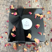 Load image into Gallery viewer, At The Parfumerie we package all Essential Oil Attars Perfume Gift Bottles in a black gift box.