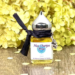8 ml Nag Champa Attar is a clean and natural oil made with the purest of Essential Oils.