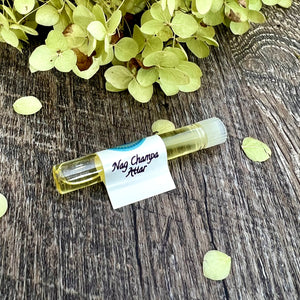 1 ml sample vial of Nag Champa Attar is a perfect size for trying out a new aroma or for travel.