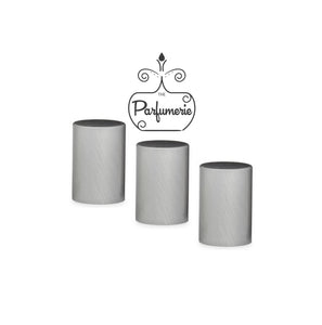 Metallic Brushed Silver Caps for 5ml and 10ml Essential Oil Rollers. MADE IN THE USA