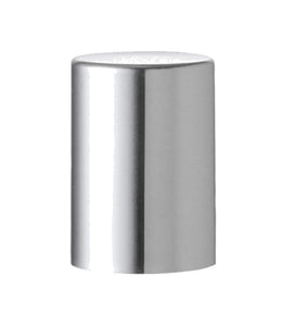 Silver Aluminum Caps with Shiny Metallic finish - 17mm